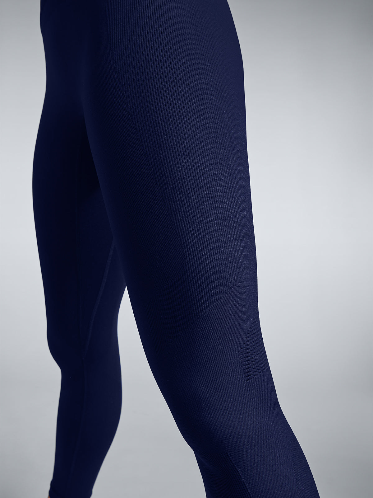 Womens chisel super high waisted ankle length navy blue leggings 3