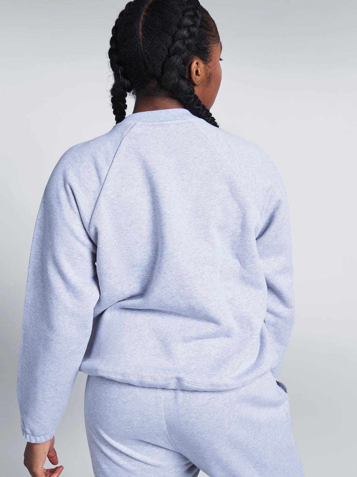 Womens danny zuko light grey crew neck jumper 4