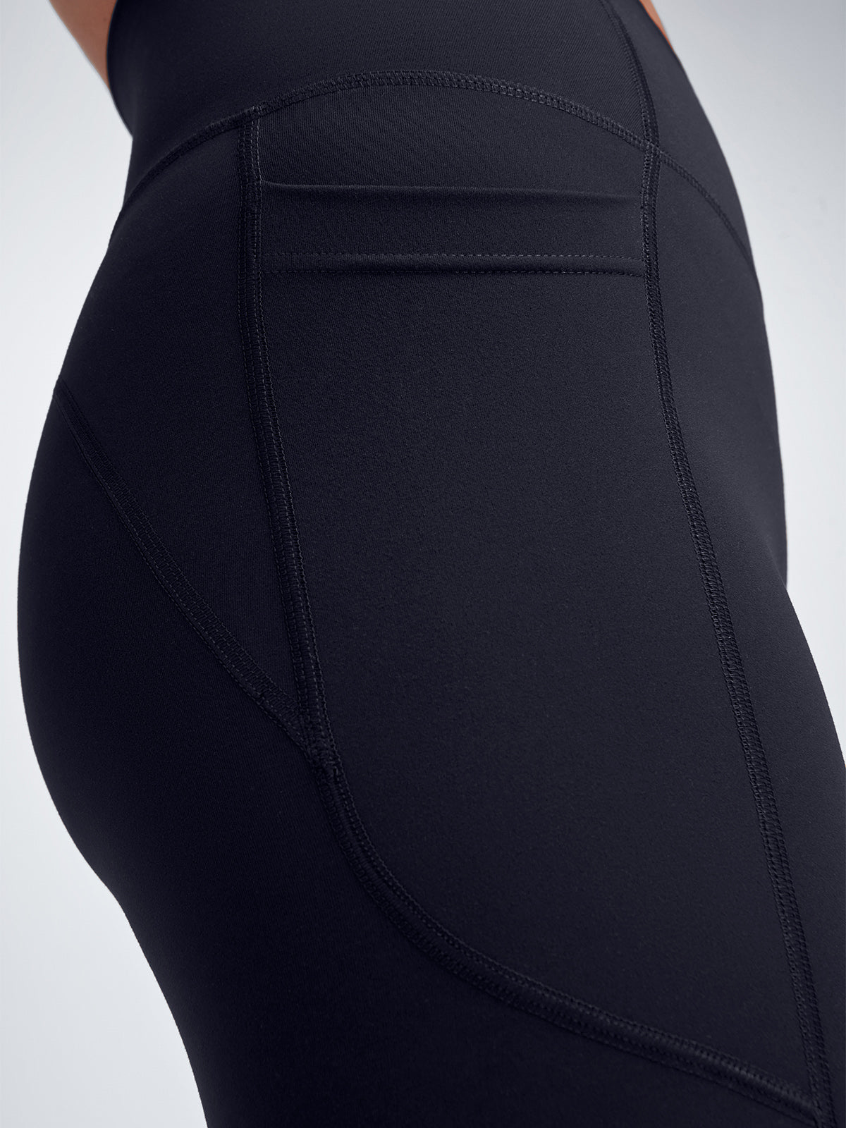 Womens fatal attraction high waisted ankle length black leggings 2