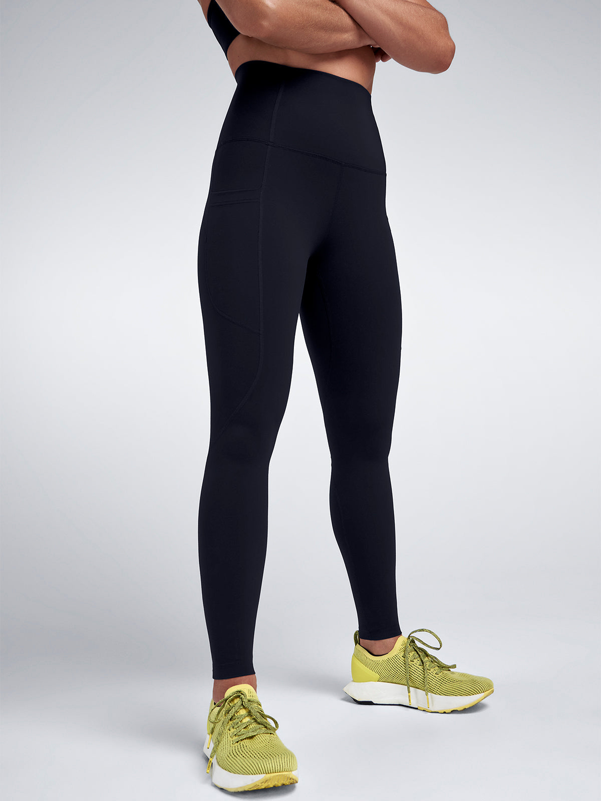 Womens fatal attraction super highwaisted full length black leggings 1