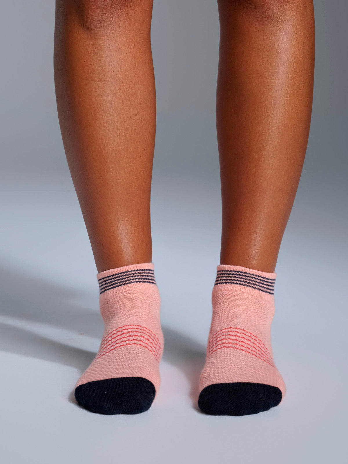 Womens grit electric peach ankle sock 2
