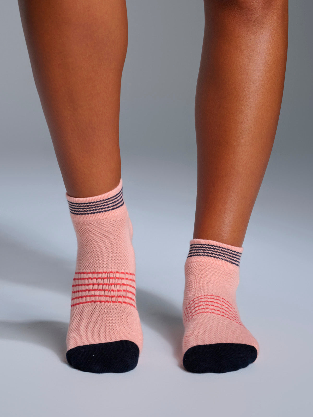 Womens grit electric peach ankle sock 3