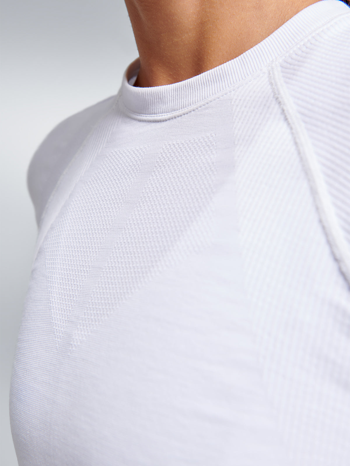 Womens here today cropped white tee 5