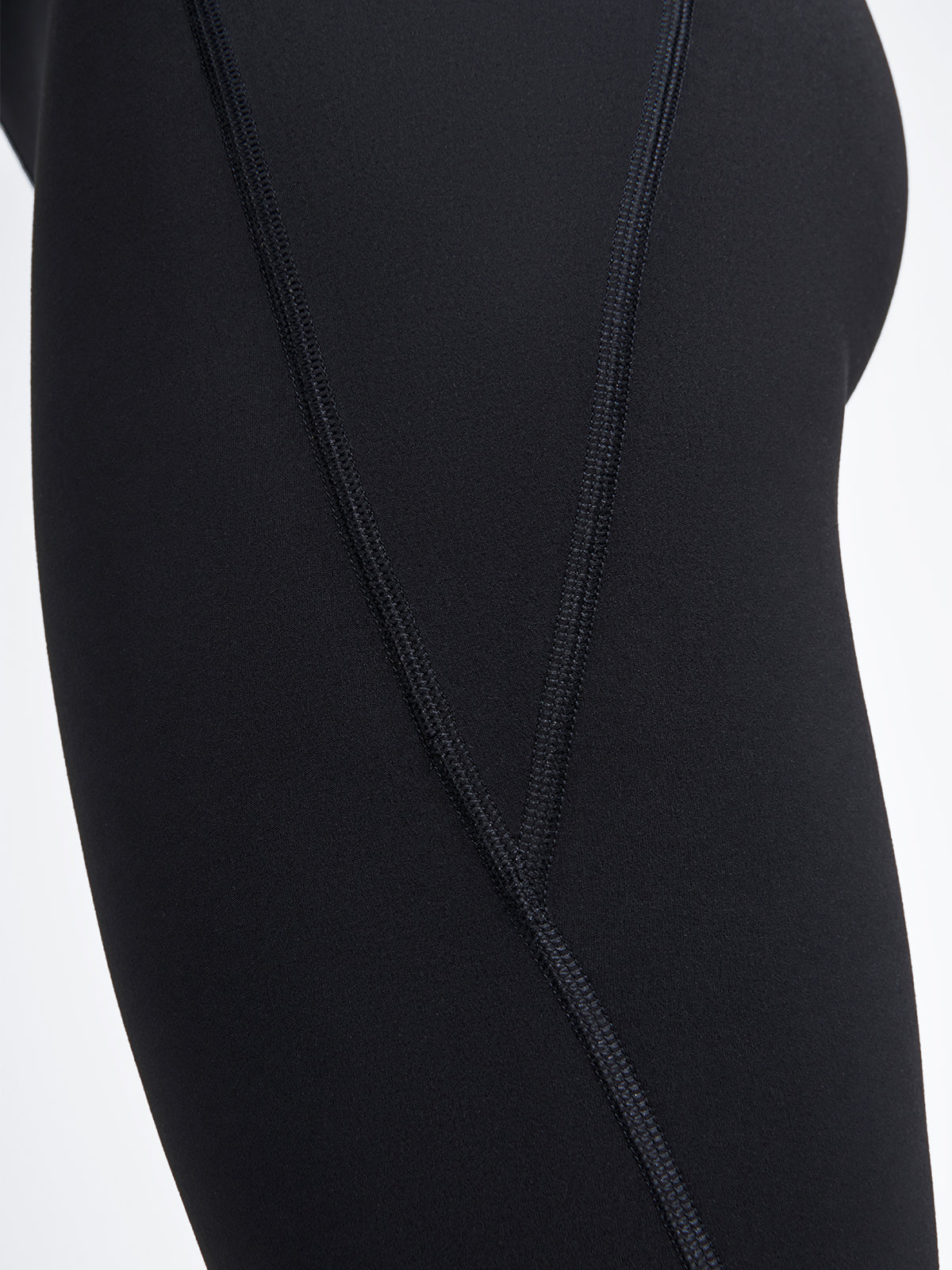 Womens obsession high waisted ankle length black leggings 12