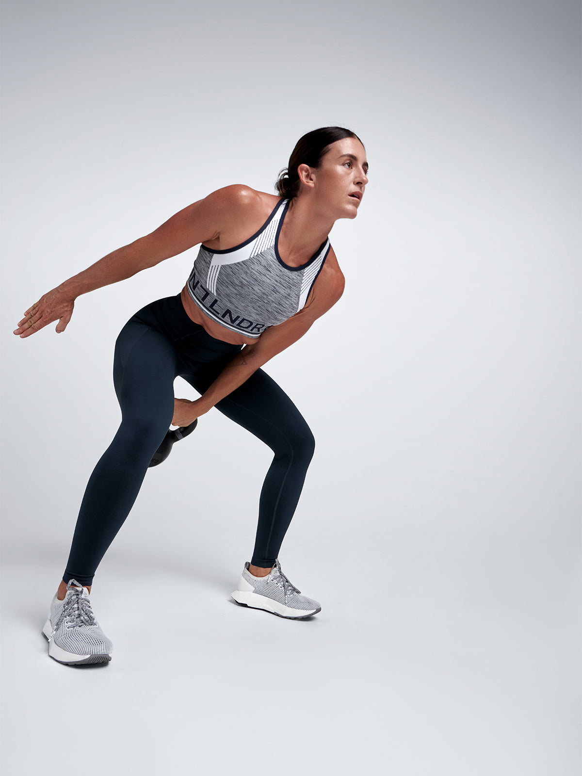 Womens obsession high waisted full length marine blue leggings10