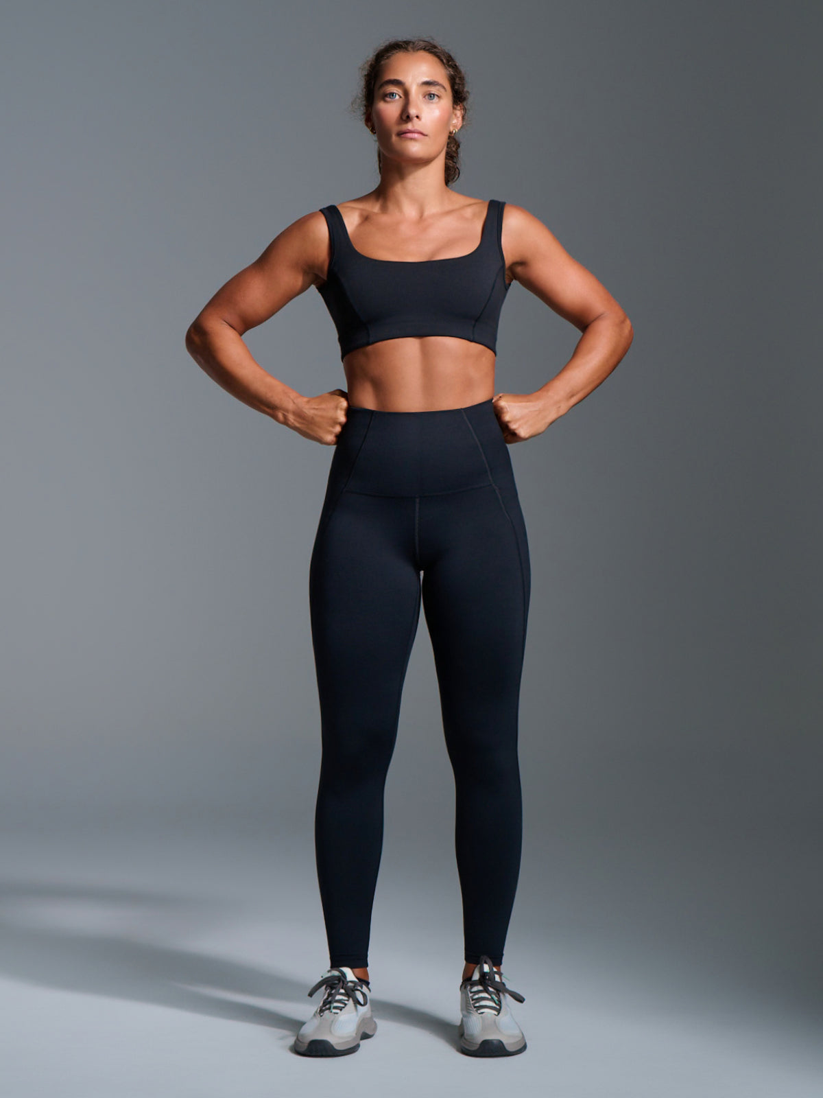 Womens obsession super high waisted ankle length black leggings 6