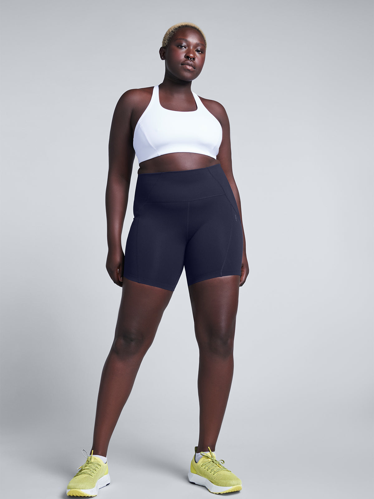 Womens fatal attraction recycled white sports bra 7