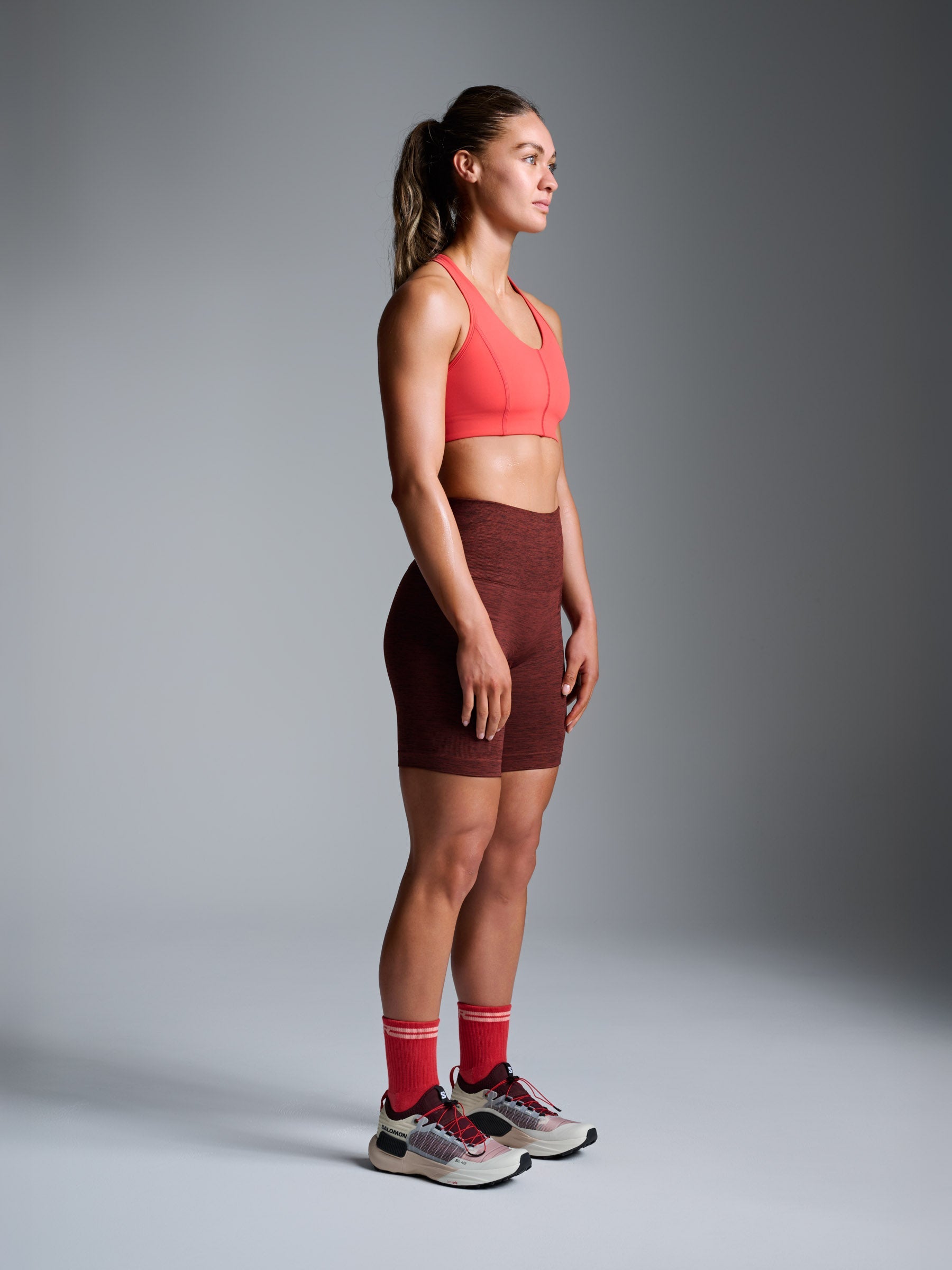 FEMME FATALE Sports Bra Retro Red