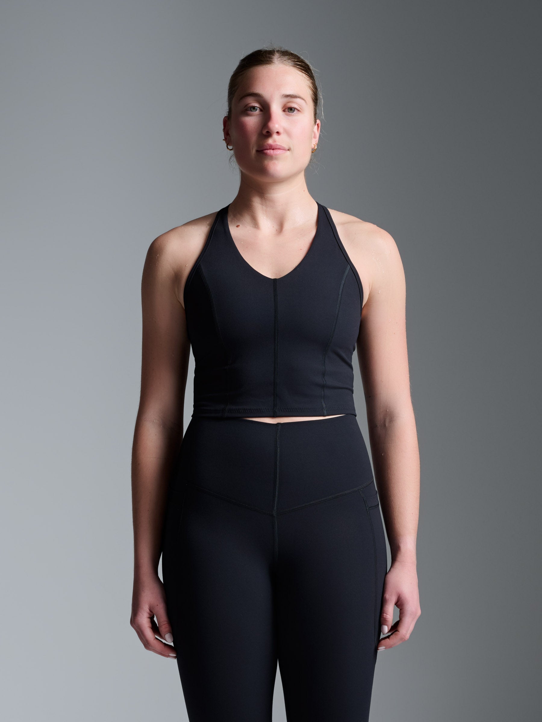 FEMME FATALE Longline Bra Black