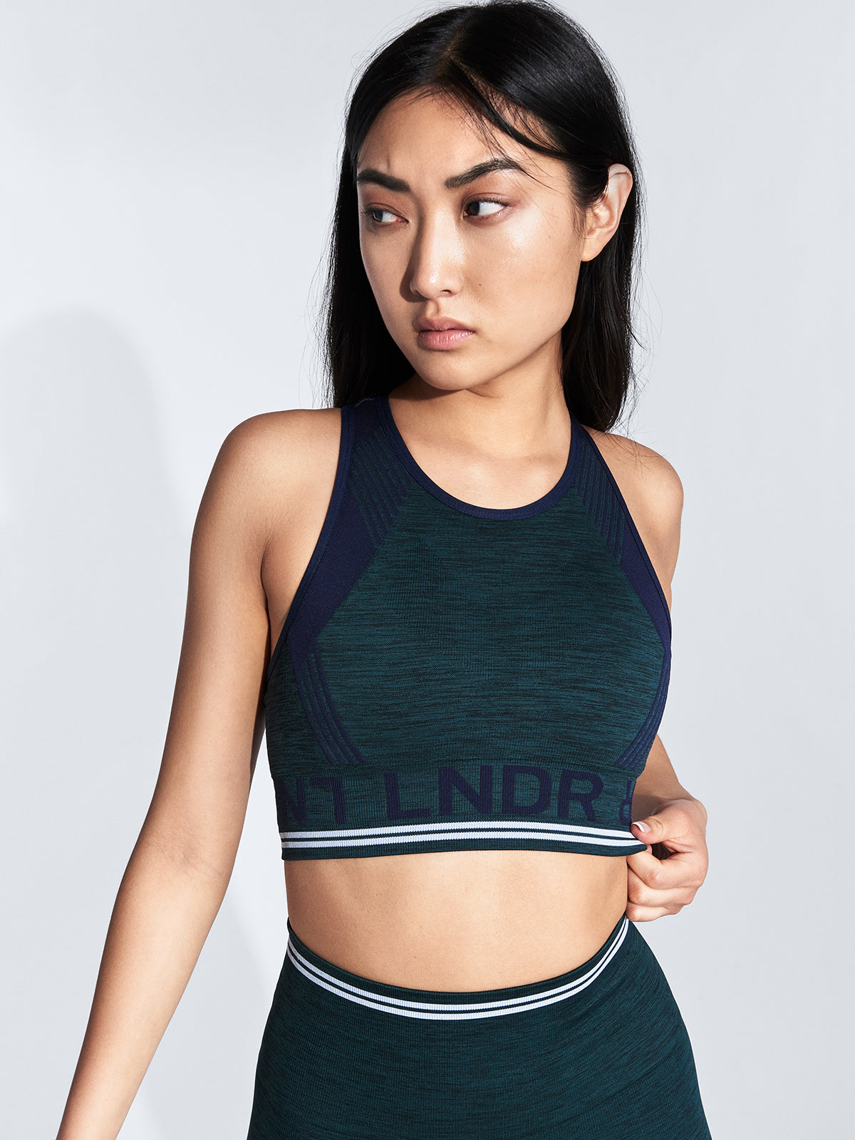 Dark green best sale sports bra