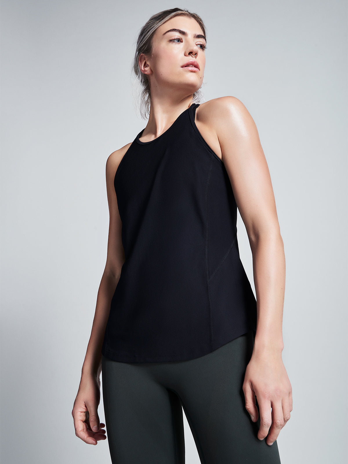Womens black air tank top 1