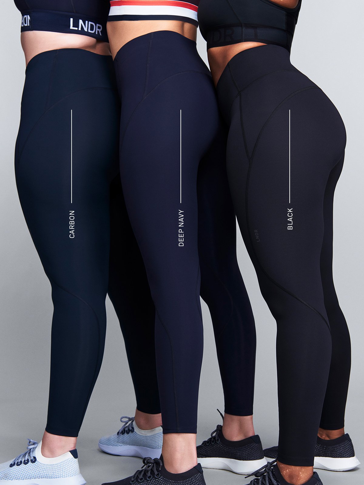Womens limitless pocket high waisted ankle length marine blue leggings 8