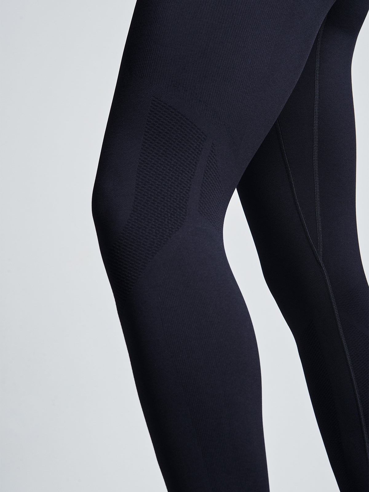 Womens streamline high waisted ankle black leggings 7