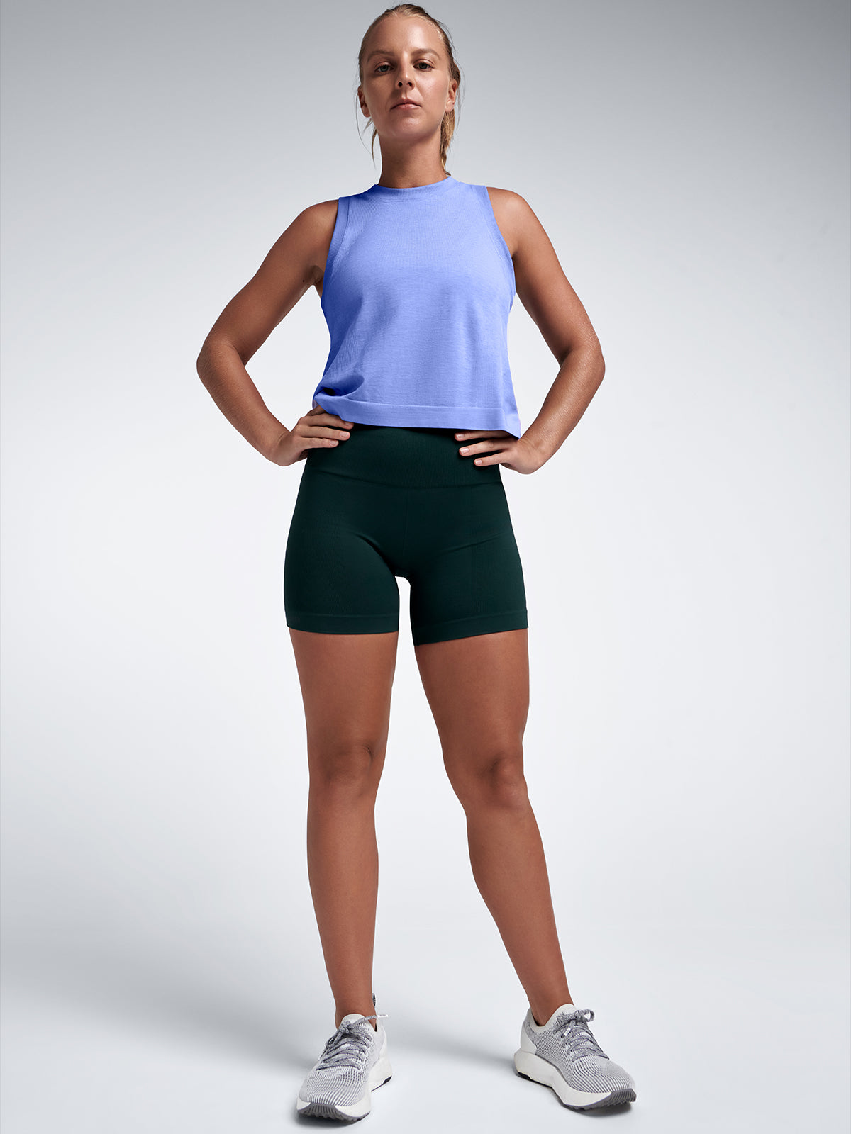 HERE TODAY Tank Blue Violet
