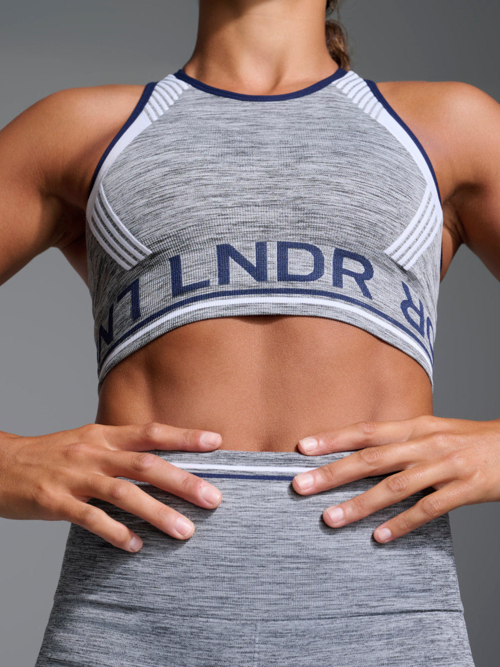 AERO DYNAMIC Sports Bra Grey Marl