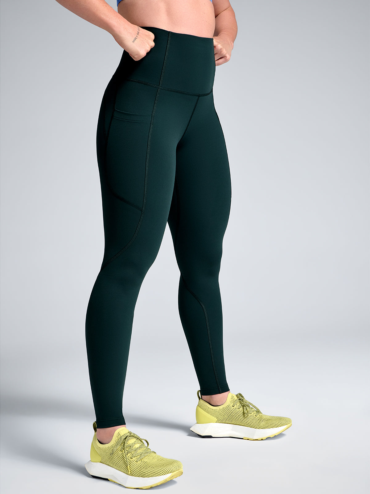 FATAL ATTRACTION 8/8 Super High Rise Legging Dark Green