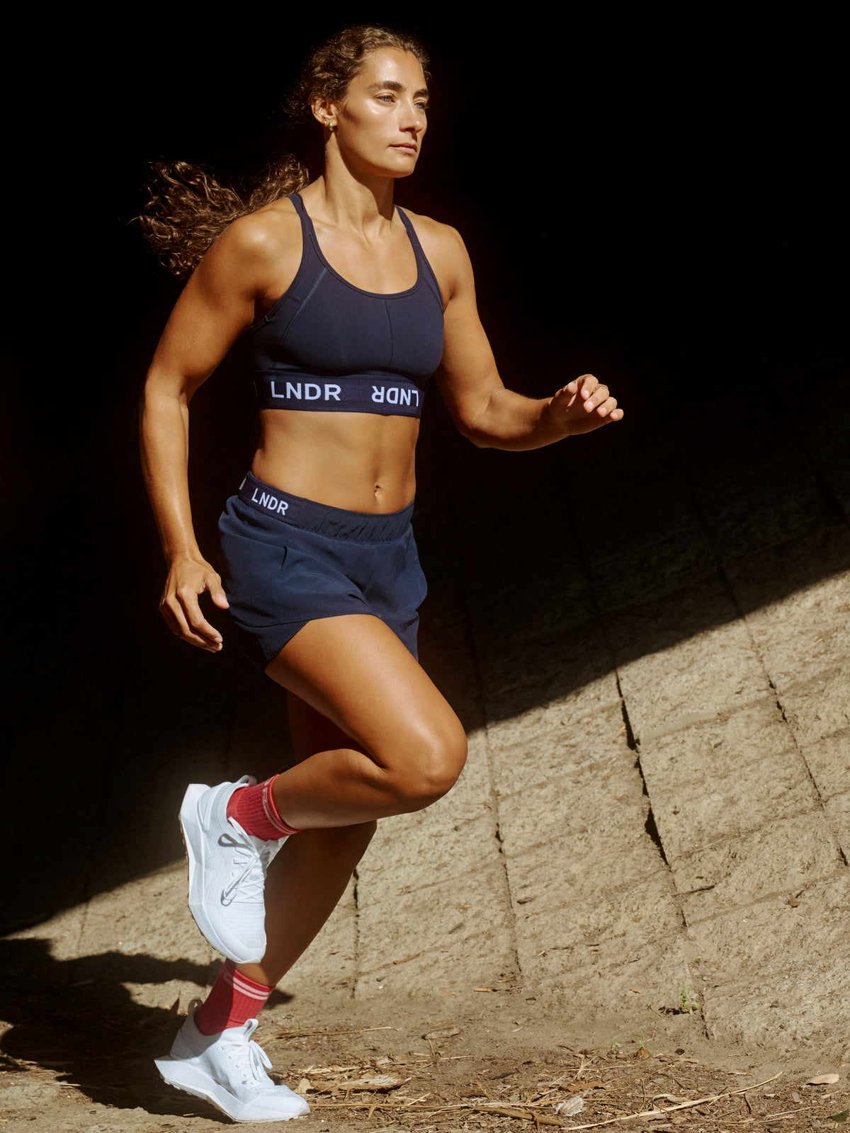 FLY RUN Recycled Short Deep Navy