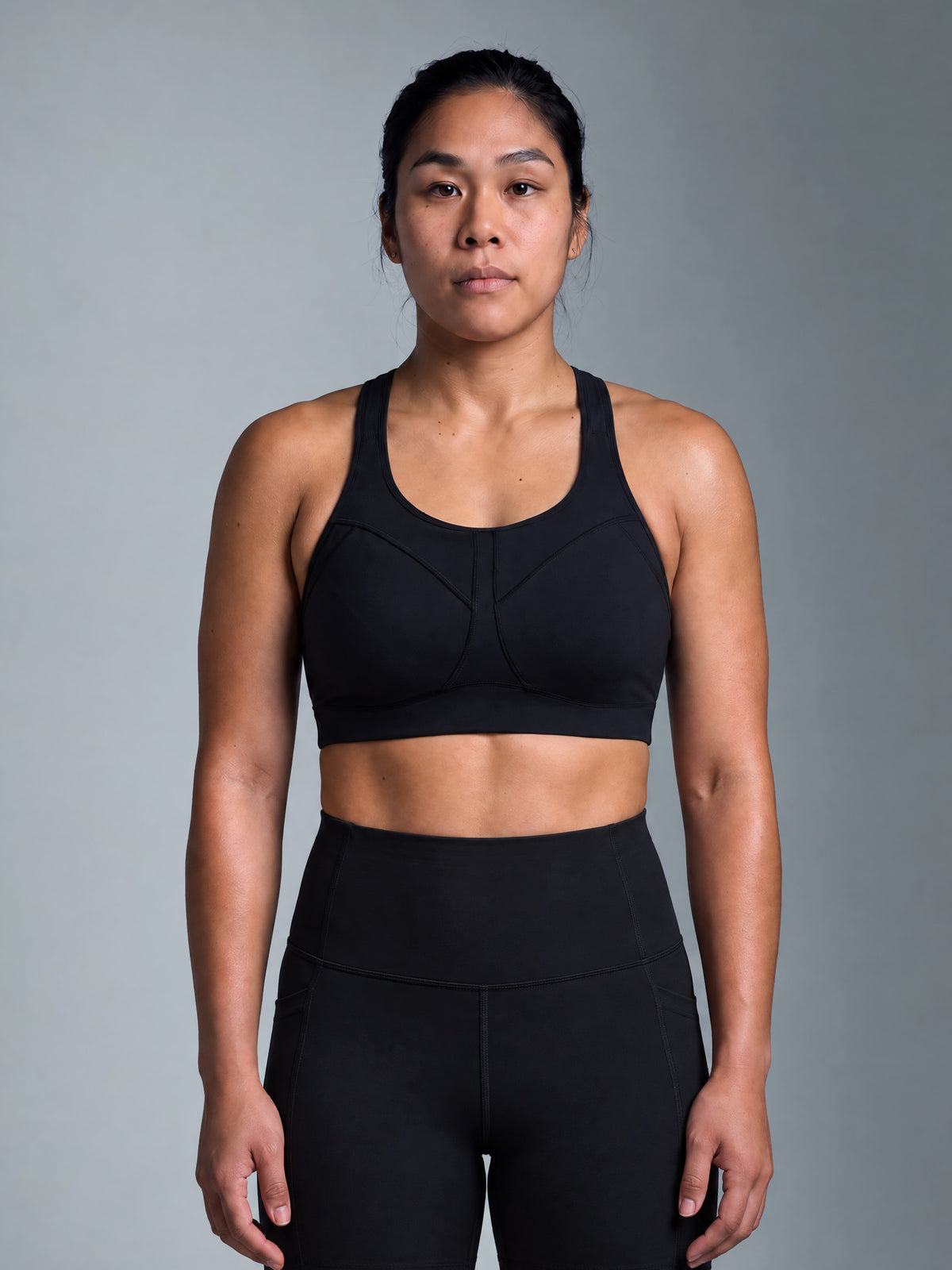 LOCKED + LOADED Sports Bra Black