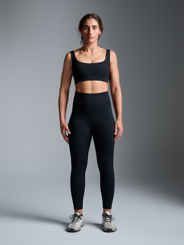 Tam wears size S is 5' 6" - Underband 72cm, Waist 71cm, Hips 95cm, Inseam 80cm