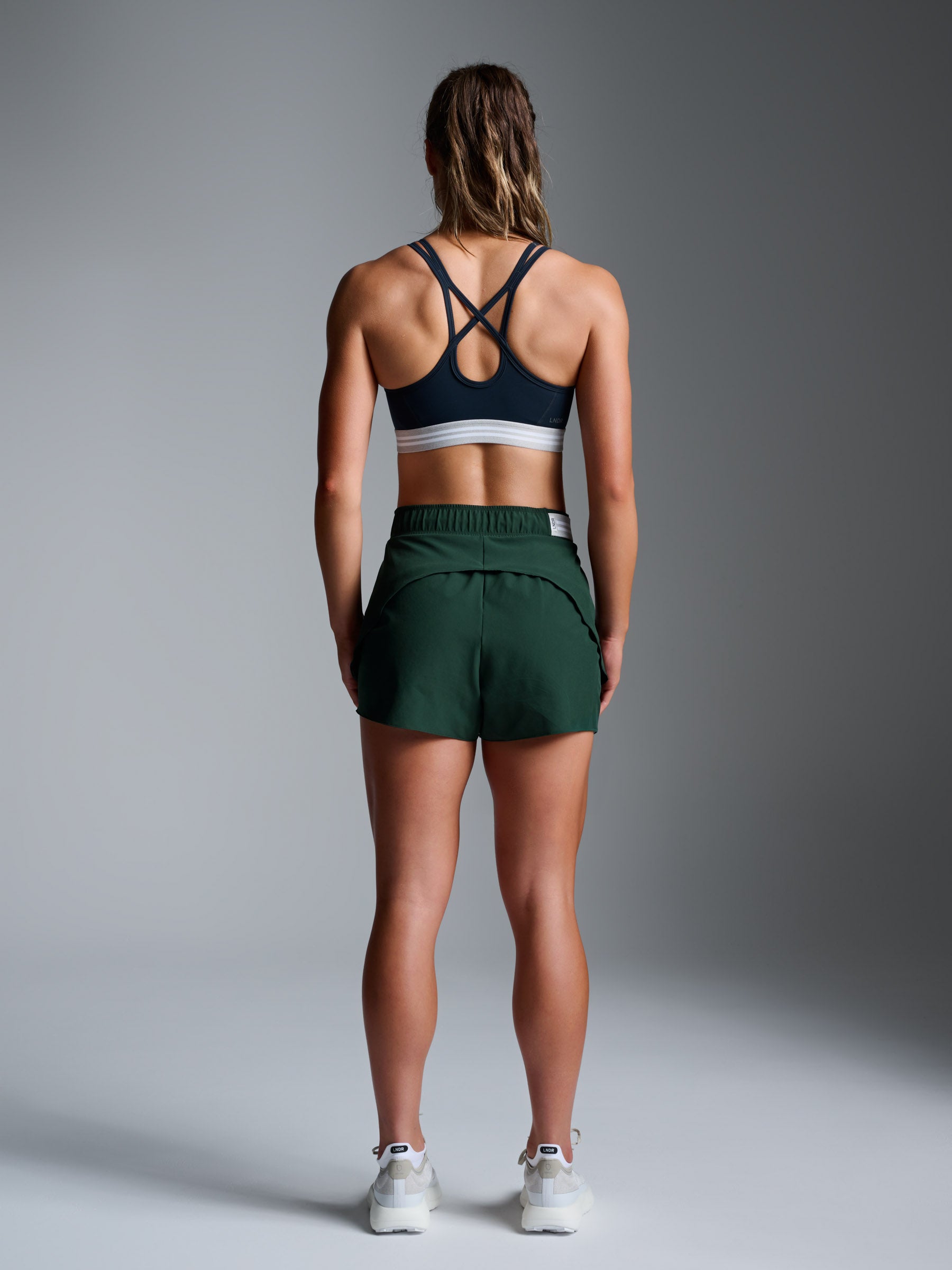 FLY RUN Recycled Short Dark Green