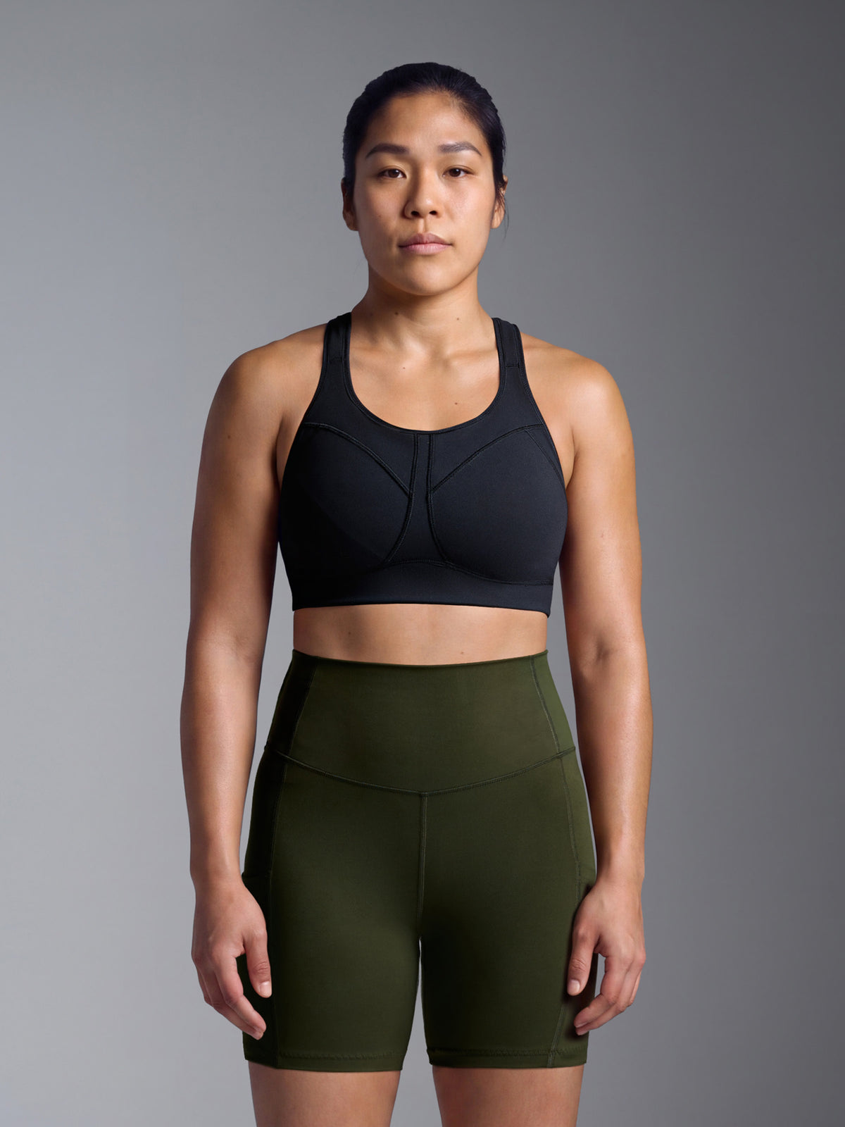 LOCKED + LOADED Sports Bra Black