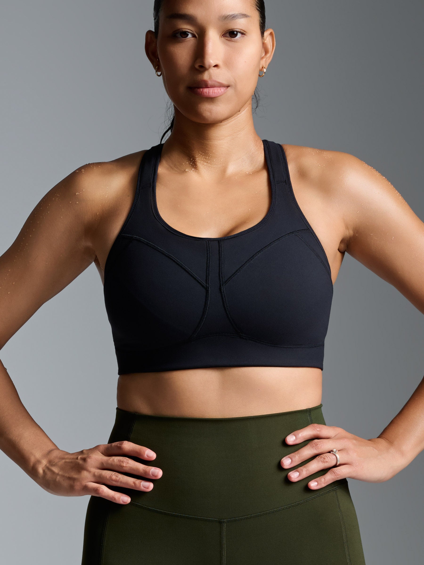 LOCKED + LOADED Sports Bra Black