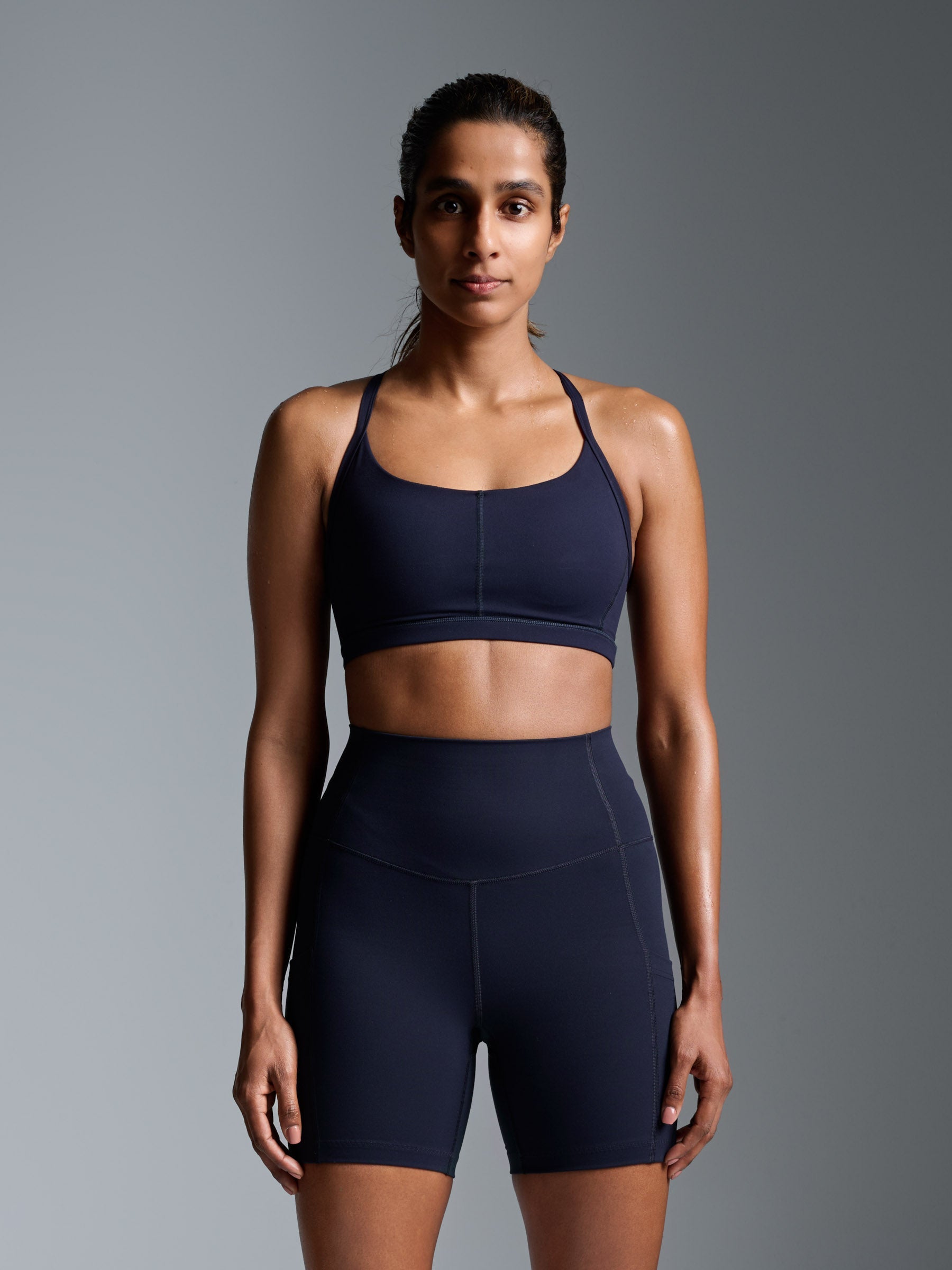 FATAL ATTRACTION PADDED Sports Bra Deep Navy