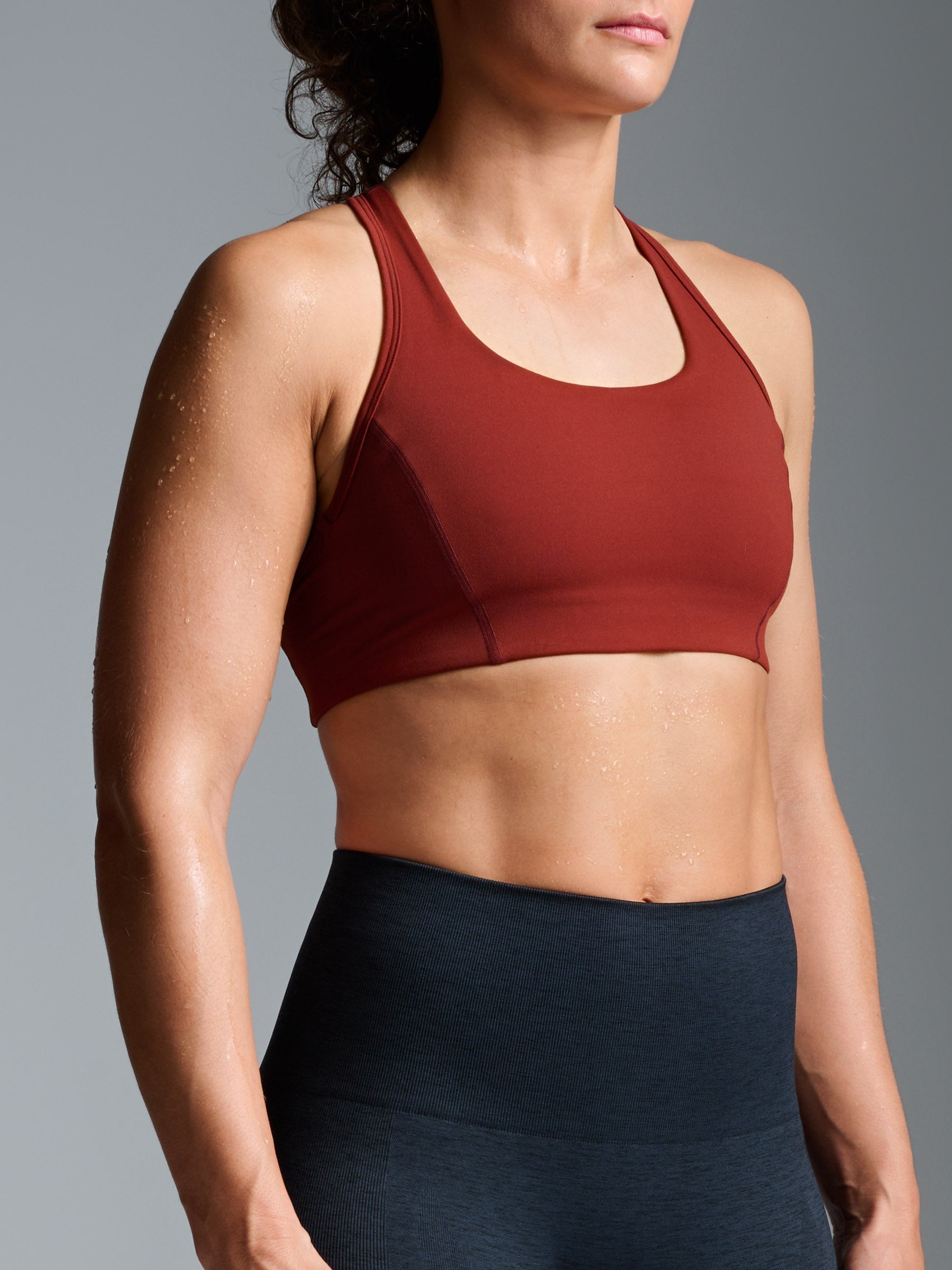 FATAL ATTRACTION Sports Bra Rust