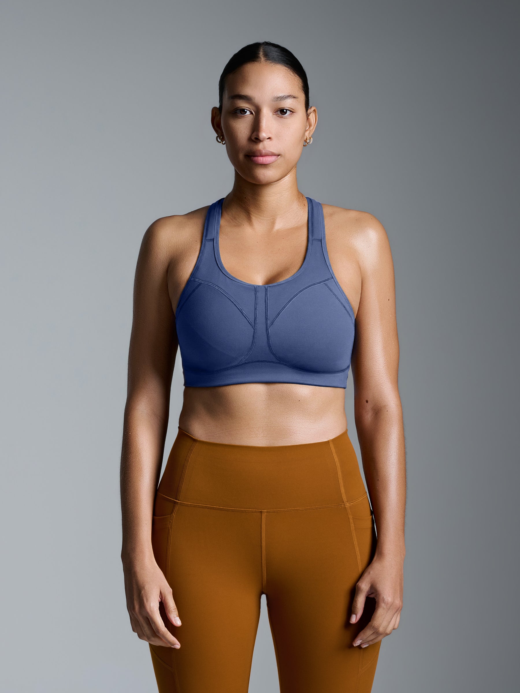 LOCKED + LOADED Sports Bra Blue Carbon