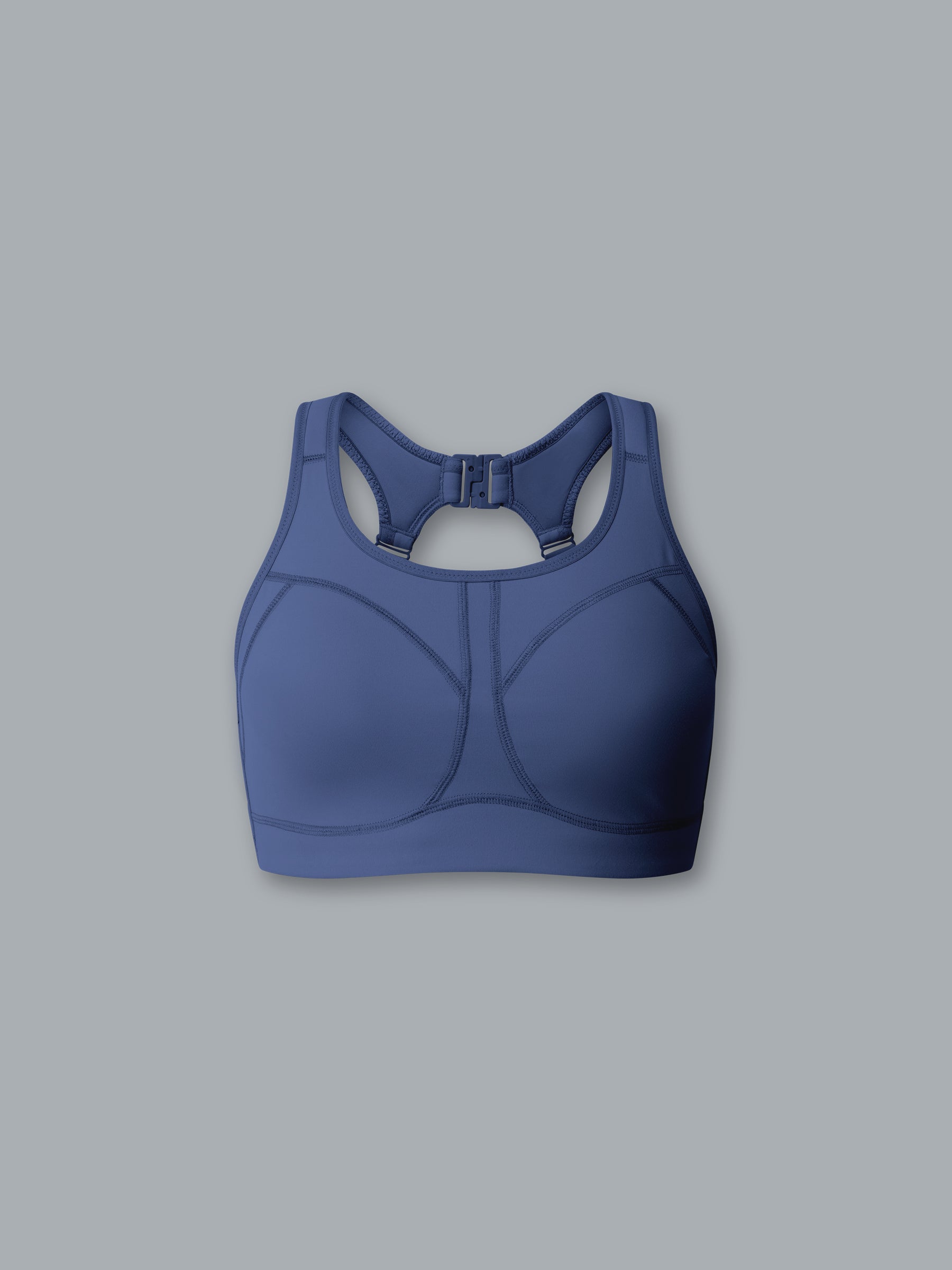 LOCKED + LOADED Sports Bra Blue Carbon