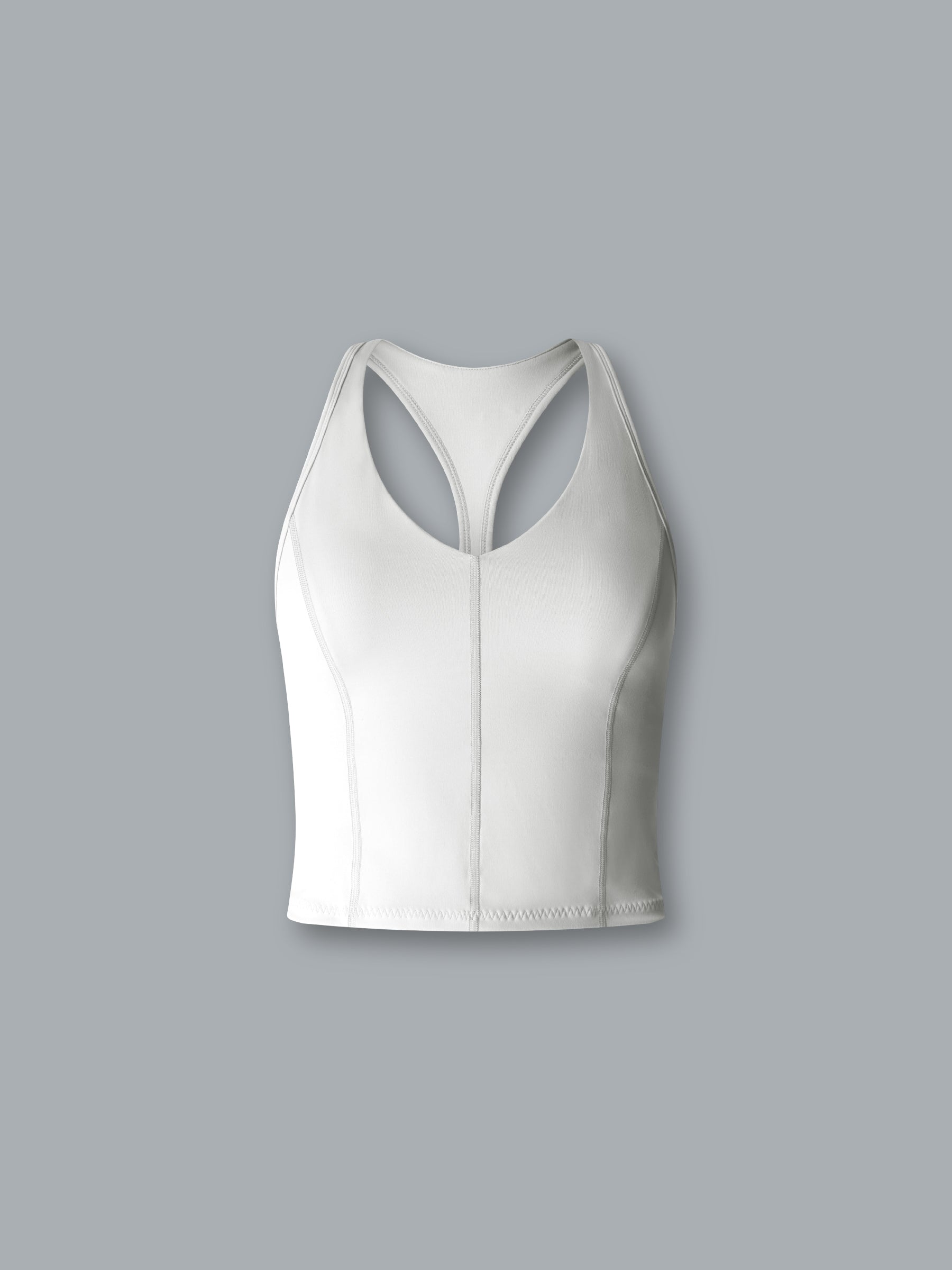 FEMME FATALE RECYCLED Longline Bra White