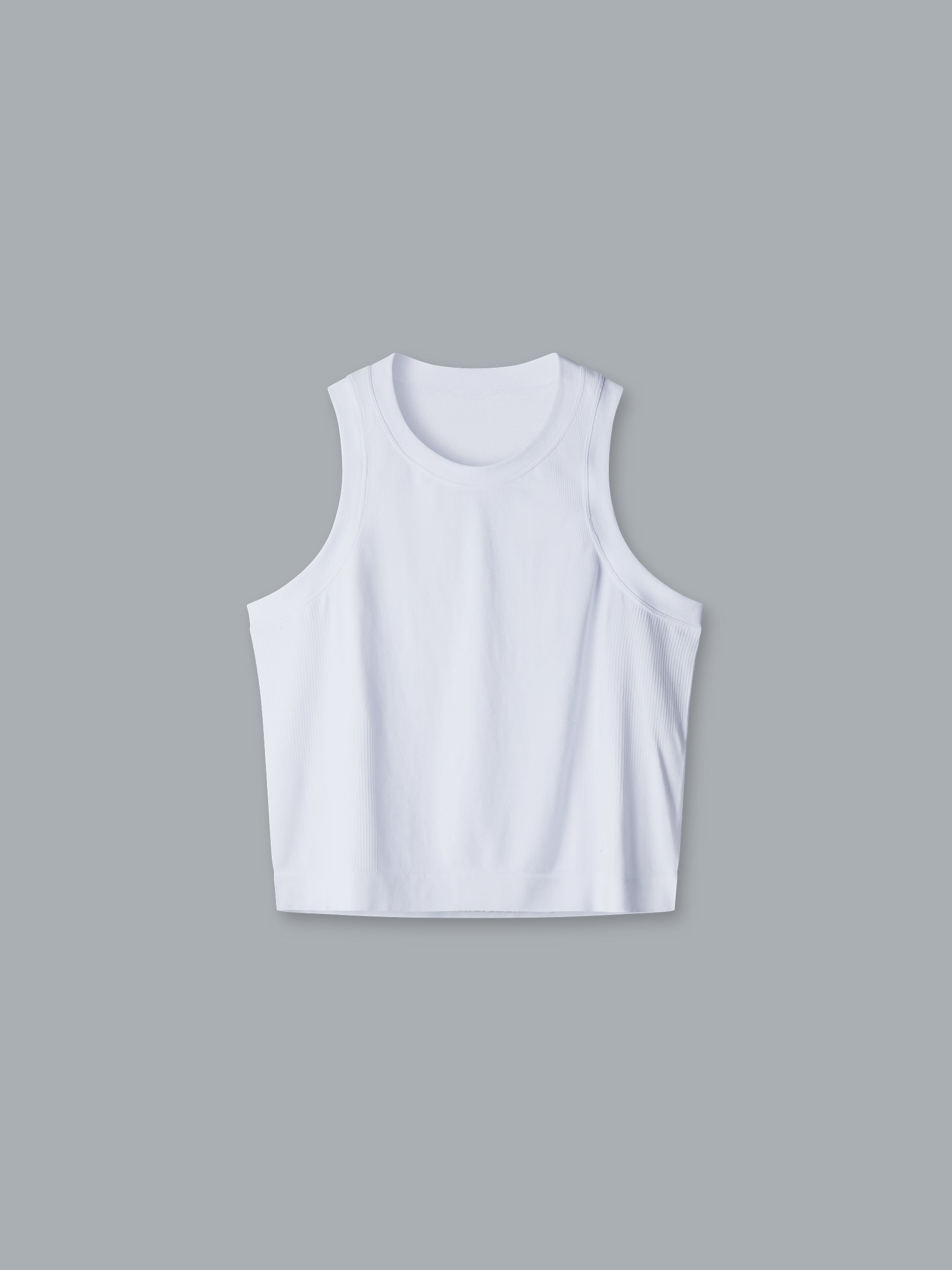 HERE TODAY Cropped Tank White