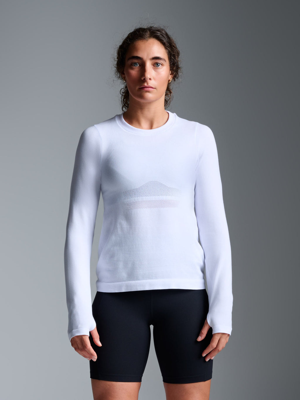 HERE TODAY Long Sleeve Tee White