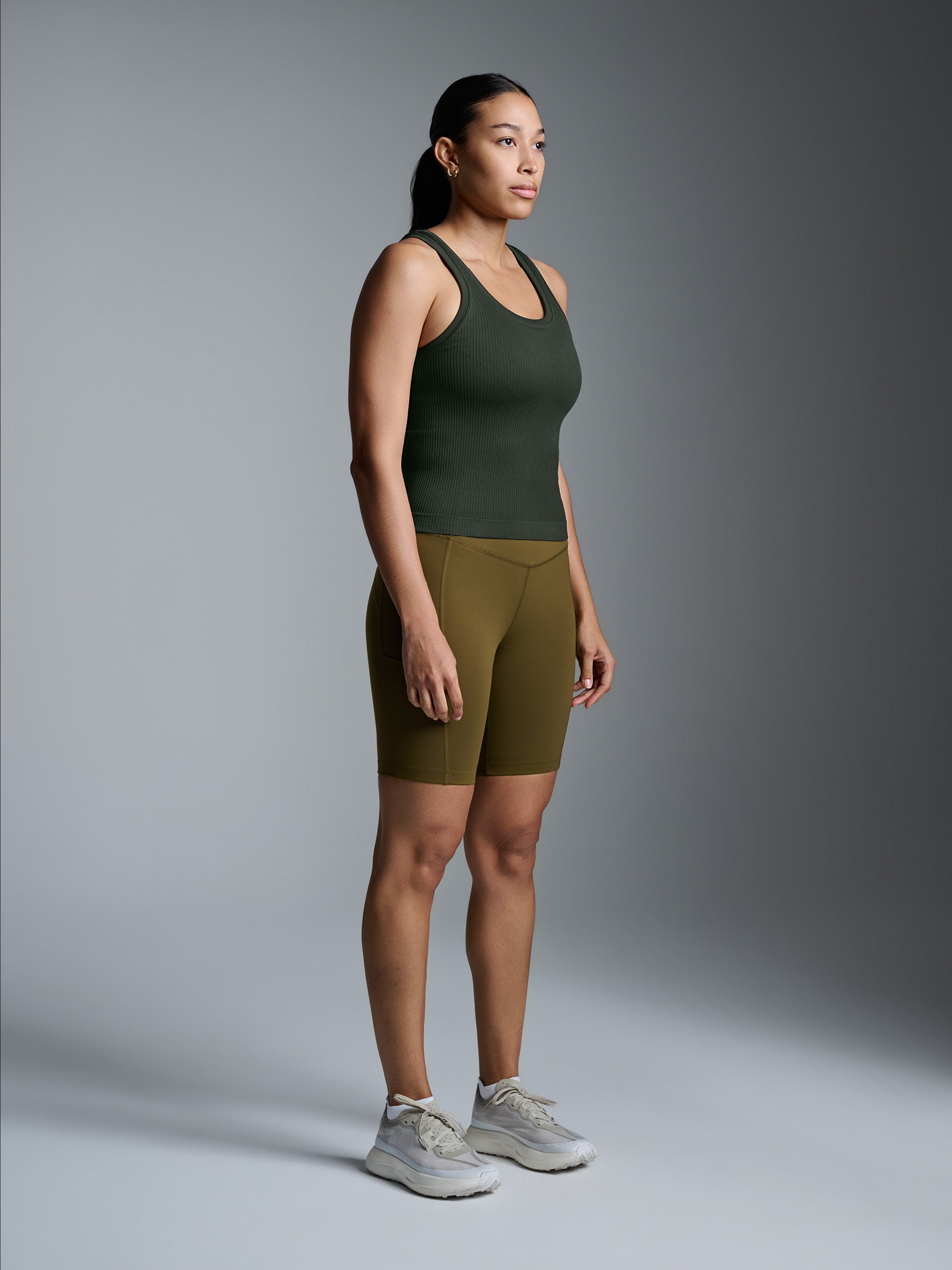 POWER SCOOP Tank Olive